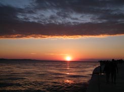 Zadar - zpad slnka